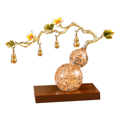 初晨新中式客厅玄关葫芦摆件