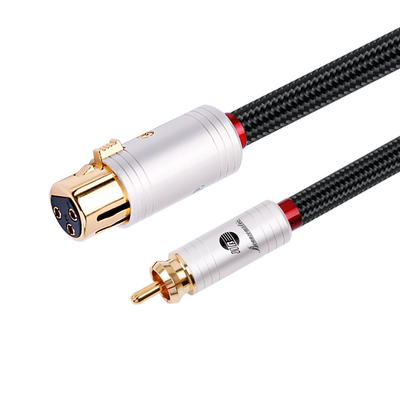 JIB德国蟒蛇RCA转卡侬母音频线