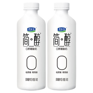 君乐宝简醇0添加蔗糖酸奶大桶760g桶量贩装风味酸牛奶低温酸奶