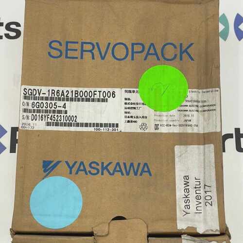 YASKAWA SERVOPACK SGDV-1R6A21B000FT006 Servo Drive 200W