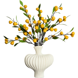 南十字星 仿真梨子水果树枝客厅餐桌植物装饰仿真花摆件顺顺利利