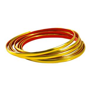 墙布美缝条墙纸压边条金属边框收边条自粘防水美边条装饰条防潮