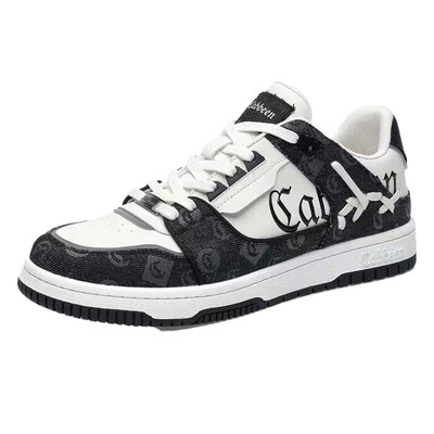 2AM潮鞋 大鞋舌增高厚底科技打印底休闲板鞋运动休闲鞋 情侣鞋