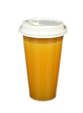 90口径一次性塑杯加厚外卖奶茶杯