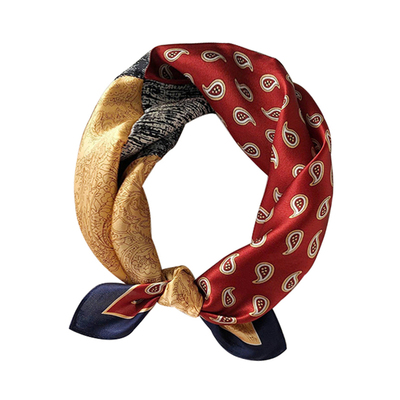 小溜真丝小方巾桑蚕丝女春秋薄款