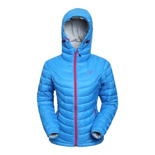 坎普羽绒服 女短款超轻保暖户外防泼水防风透气滑雪连帽鹅绒服装