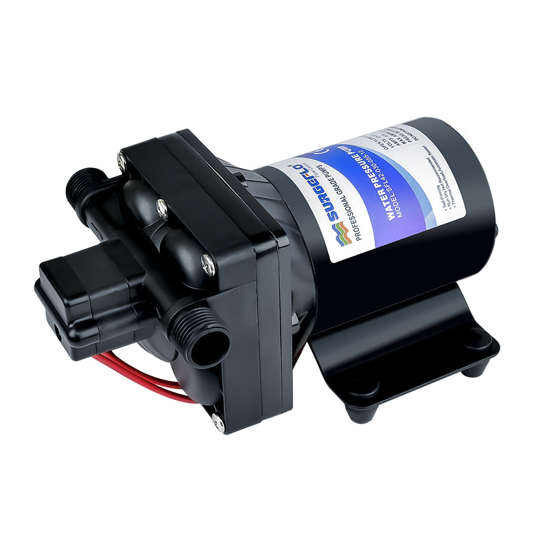 42款静音电动隔膜泵房车游艇直流12V24V灌装机自吸式增压抽吸水泵