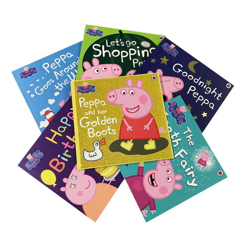 【清仓】现货 小猪佩奇套装 全彩绘本 6册 Peppa Pig 3-6儿童读物  英语启蒙 英文原版