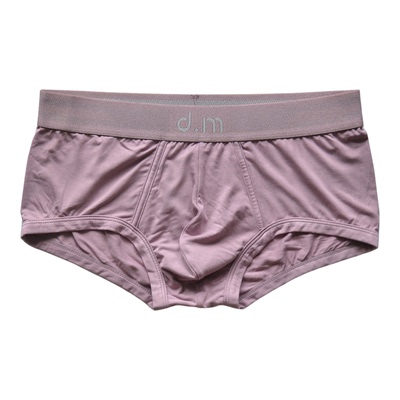 D.M男内裤低腰性感高弹柔滑平角裤四角裤 青年运动纯色商务竹纤维