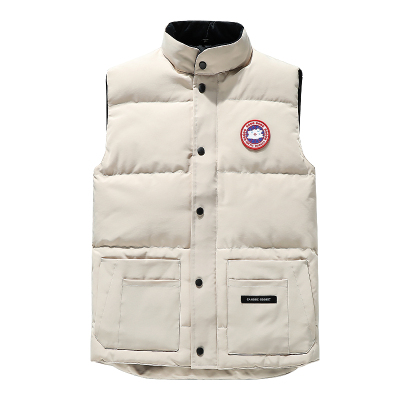 大鹅羽绒马甲情侣款2025新款冬季加绒加厚白色无袖坎肩外套男女款