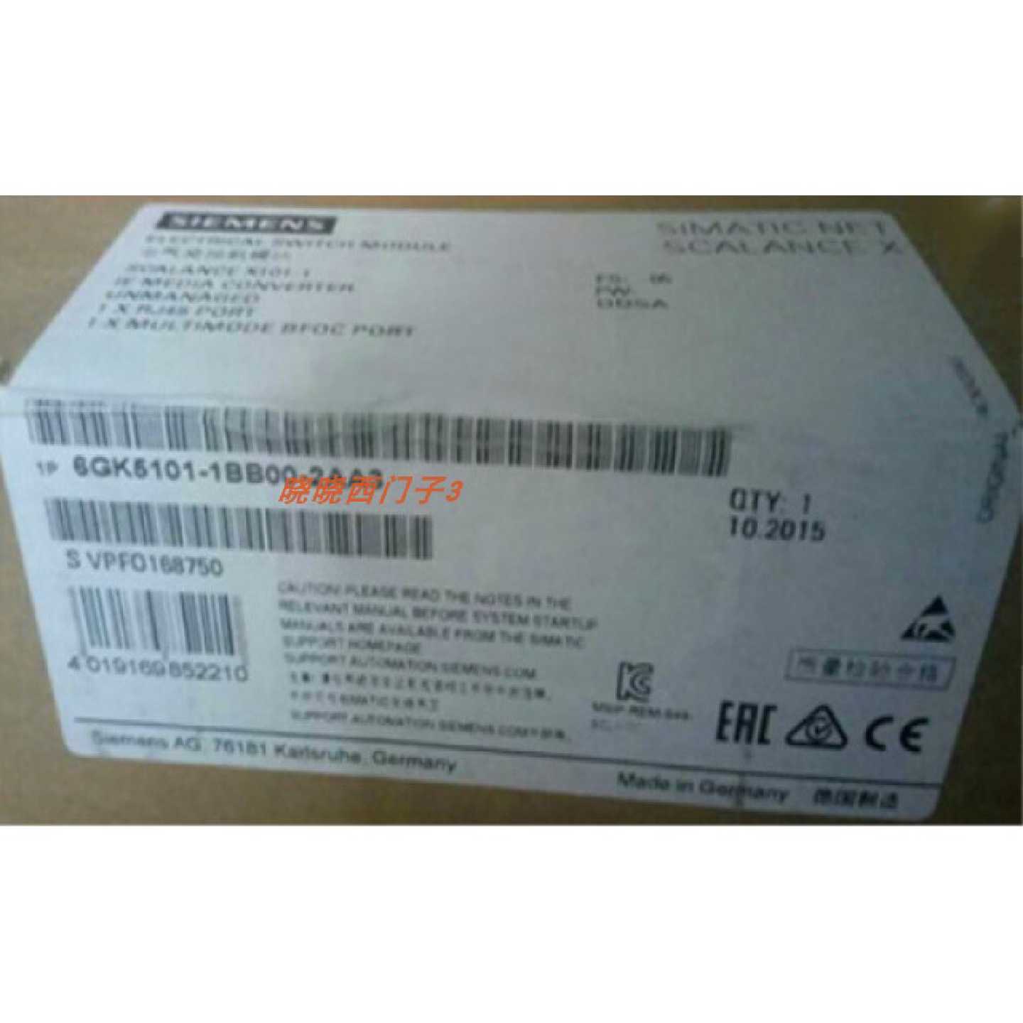 议价6GK5101-1BB00-2AA3全新X101-1交换机RJ45端口6GK5104-2BB00-