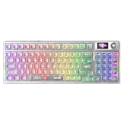 狼蛛F98PROV3三模客制化机械键盘