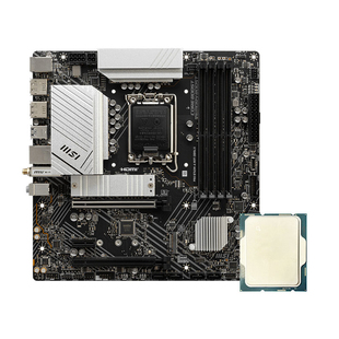 微星PRO B760M-A D4II主板搭I5 13400F/12600KF/14600KF 全新正品