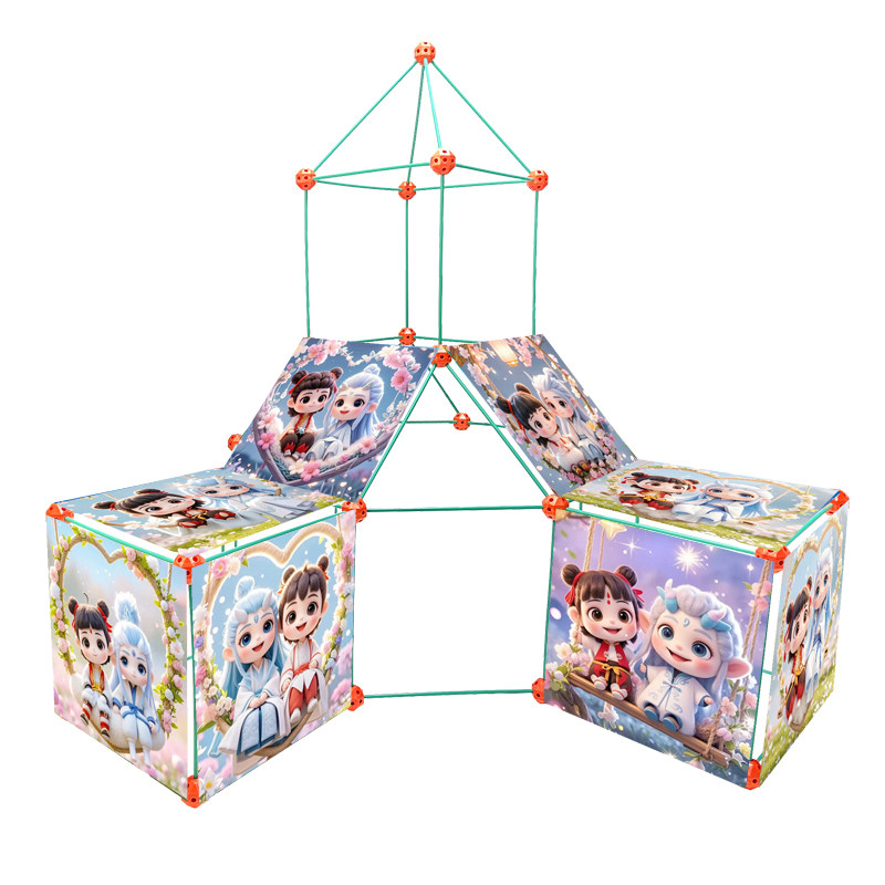 Playstix儿童城堡帐篷游戏屋玩具