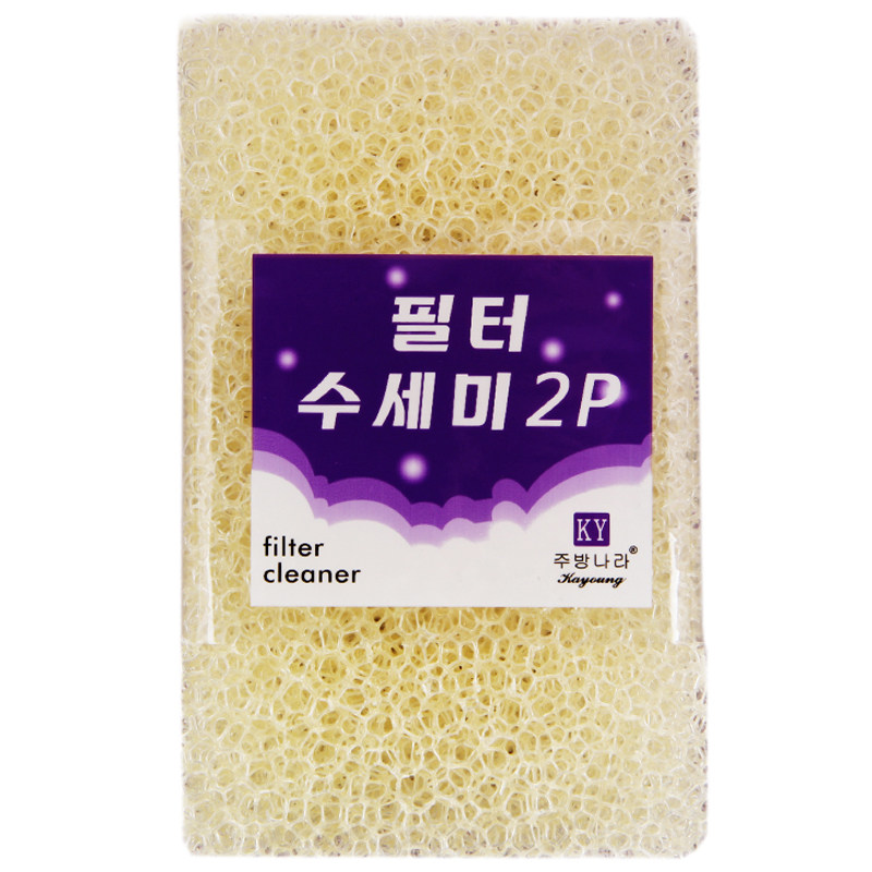 韩国进口仿丝瓜洗碗海绵刷锅神器不伤锅洗锅刷丝瓜瓤清洁粗孔海绵