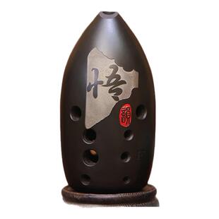 手工双腔十孔陶埙 高音更好吹 专业演奏埙 乐器埙 初学者入门