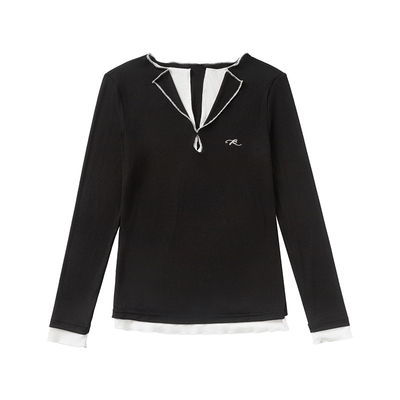 KXLFCHN空穴来风假两件长袖T恤