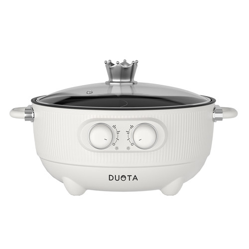 新款大容量鸳鸯锅火锅家用多功能一体不粘电火锅专用锅宿舍电煮锅