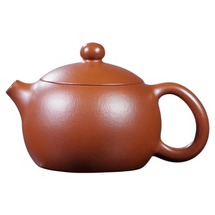 【朱门】宜兴紫砂原矿小煤窑皱皮生砂朱泥全手工小西施110-120mL