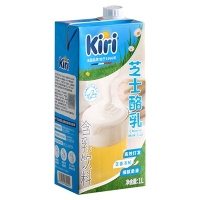 kiri凯瑞芝士酪乳1L凯芮奶油奶盖厚芝士乳泰式咸法酪茶饮咖啡烘焙