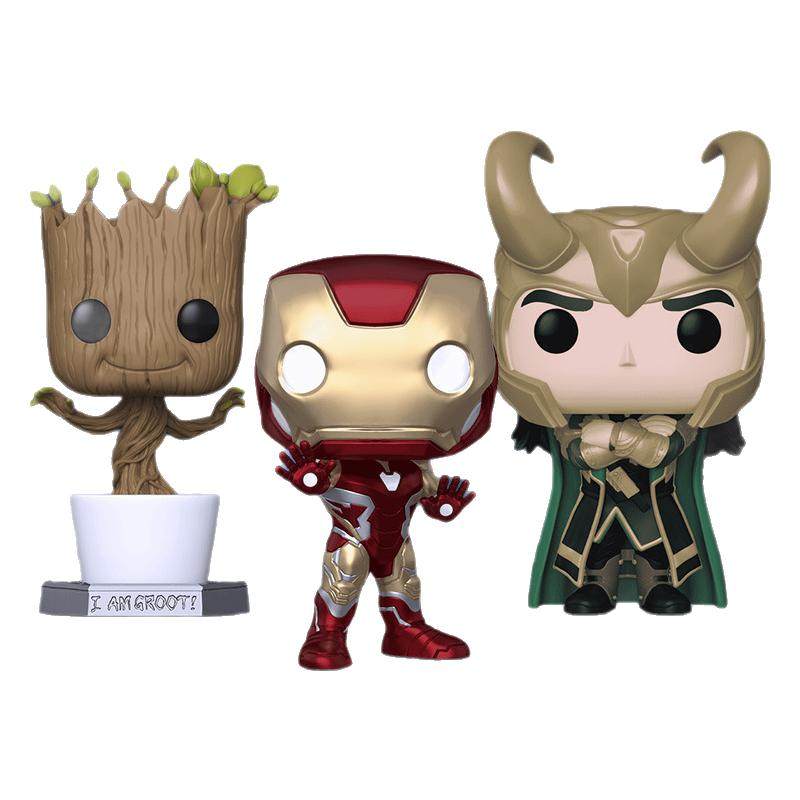 Funko漫威钢铁侠 格鲁特 洛基 DC蝙蝠侠手办大型收藏摆件公仔礼物