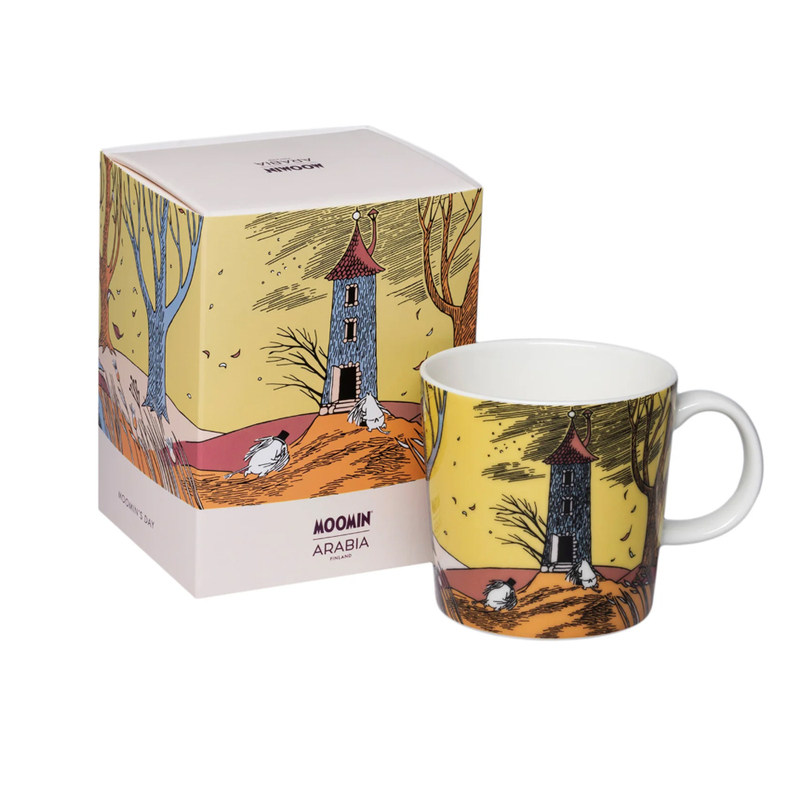 芬兰Arabia Moomin 姆明2026年姆明日陶瓷马克杯300ml
