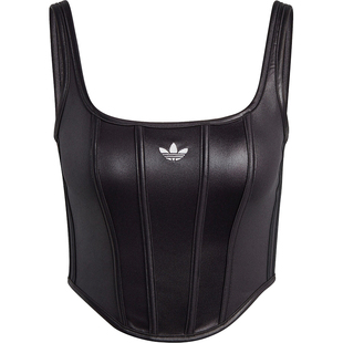 Adidas/阿迪达斯官方正品三叶草女士运动时尚休闲吊带背心IQ3409
