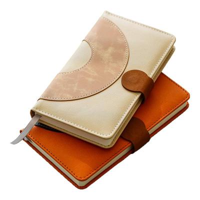 质感皮面A6小横线记事本随身便携