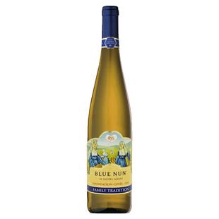 bluenun1921系列 蓝仙姑半甜白葡萄酒 半甜10度白葡萄酒单支750ml