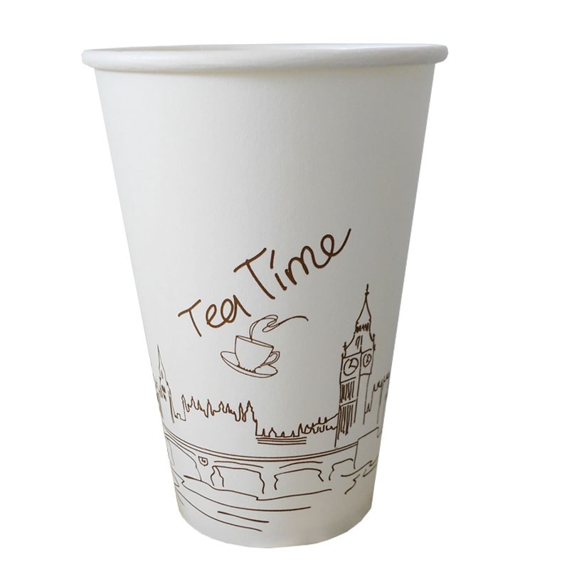 包邮一次性豆浆粥外卖杯带盖1000套TeaTime奶茶果汁咖啡杯200套