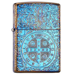 zippo正品打火机 康斯坦丁熏金官方旗舰店新年送男朋友情人节礼物