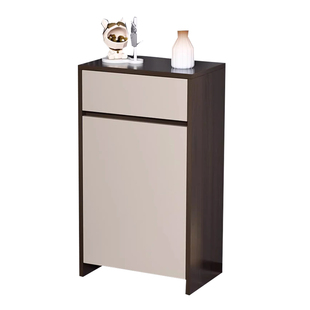 实木小型鞋柜单门入户超窄家用门口小柜子迷你玄关柜沙发边柜边几