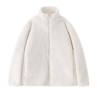 唐狮立领舒棉绒卫衣开衫