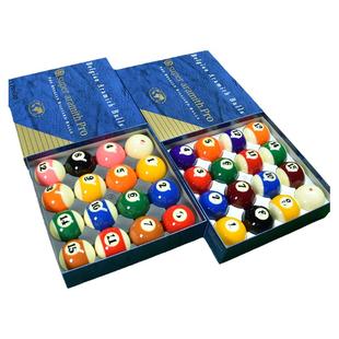 进口比利时雅乐美TV球银奖金奖黑八57.2mm水晶球1G斯诺克球52.5mm