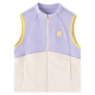 【电跑跑】抗静电森林棠「三季都能穿」26款儿童运动抓绒马甲