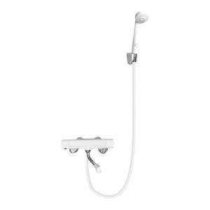 KVK日本原装进口KF3000C4全白恒温淋浴龙头家用恒温淋浴花洒套装