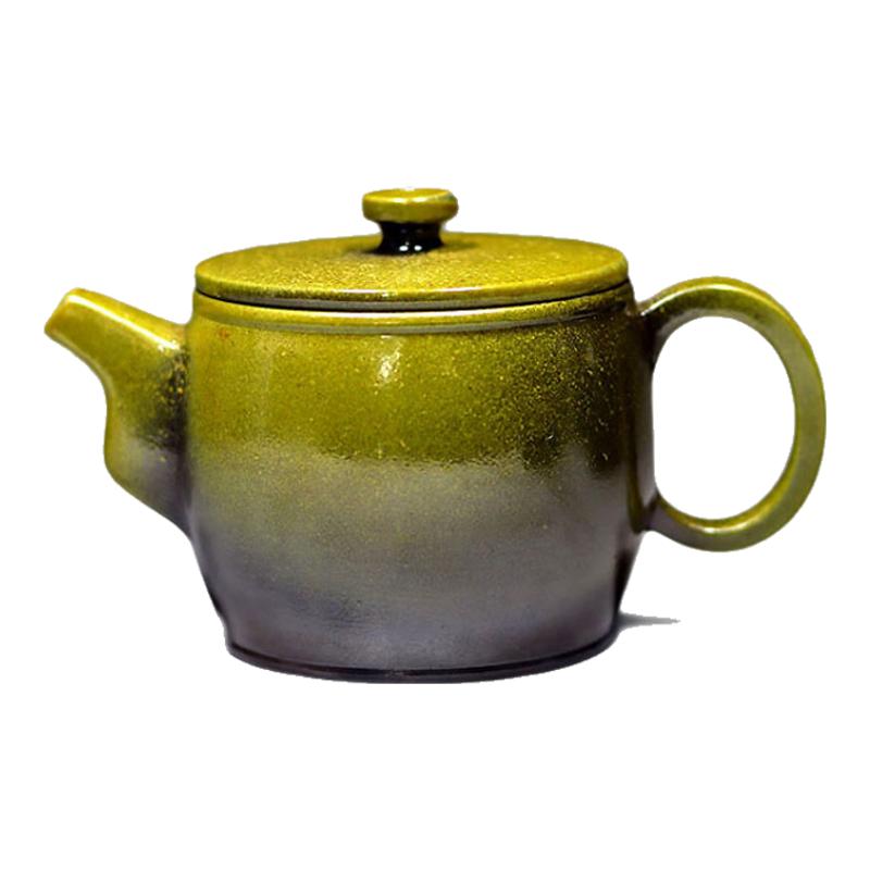 壶藏福坭兴陶柴烧汉瓦壶纯手工茶具家用泡茶壶中式复古紫砂工艺