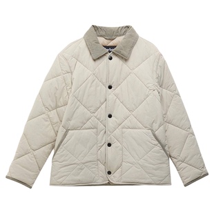 英国Barbour Modified Short Liddesdale 绗缝棉服棉衣夹克男女