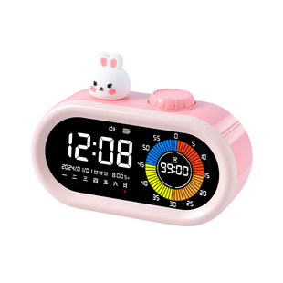 2026智能闹钟计时器小学生起床自律神器儿童女学习专用时钟定时器