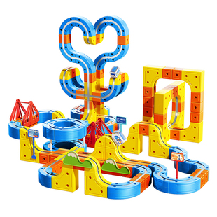 磁吸悬浮列车磁力轨道车百变魔幻儿童玩具男孩6积木3岁10生日礼物