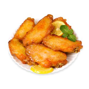 夏星奥尔良烤翅中鸡翅冷冻鸡中翅炸鸡半成品油炸家庭商用批发400g