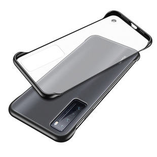 无边框适用华为nova7pro手机壳nova5磨砂nova6se硬壳保护套男女款5z半包4防摔4e防指纹nova5ipro男款5i透明5g