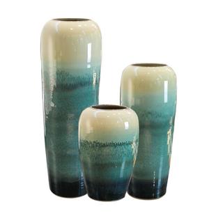 干花花瓶摆件客厅插花小清新景德镇陶瓷器富贵竹家居简约装饰摆件