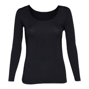 格凯秋冬女士贴身超薄打底内衣莫代尔套装竹纤维低领纯色秋衣秋裤