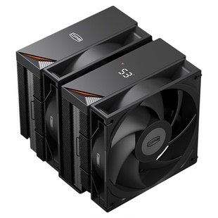 超频三(PCCOOLER)RT620Pro电脑散热器CUP风冷双塔风扇智能数显