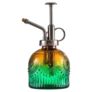 【中古气压式小喷壶】玻璃彩色家用园艺浇花清洁消毒喷壶器洒水壶