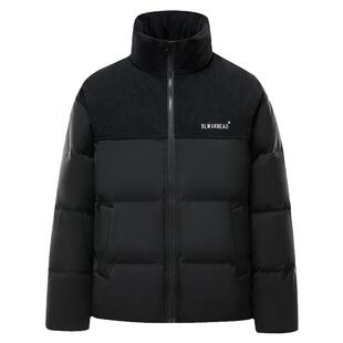 雅鹿羽绒服男士2026冬季新款灯芯绒休闲加厚保暖青少年学生面包服