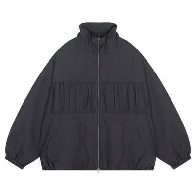 studio CLIP 外套女2026春季新款褶皱设计感立领夹克服645832