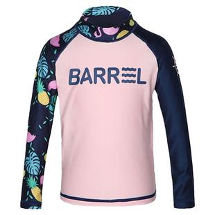 清仓特价韩国正品barrel儿童浮潜冲浪防晒游泳平时运动长袖上衣