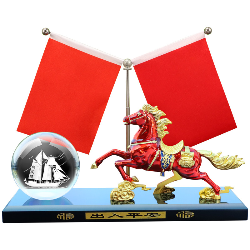 合金马香薰摆件车载香水车内饰品